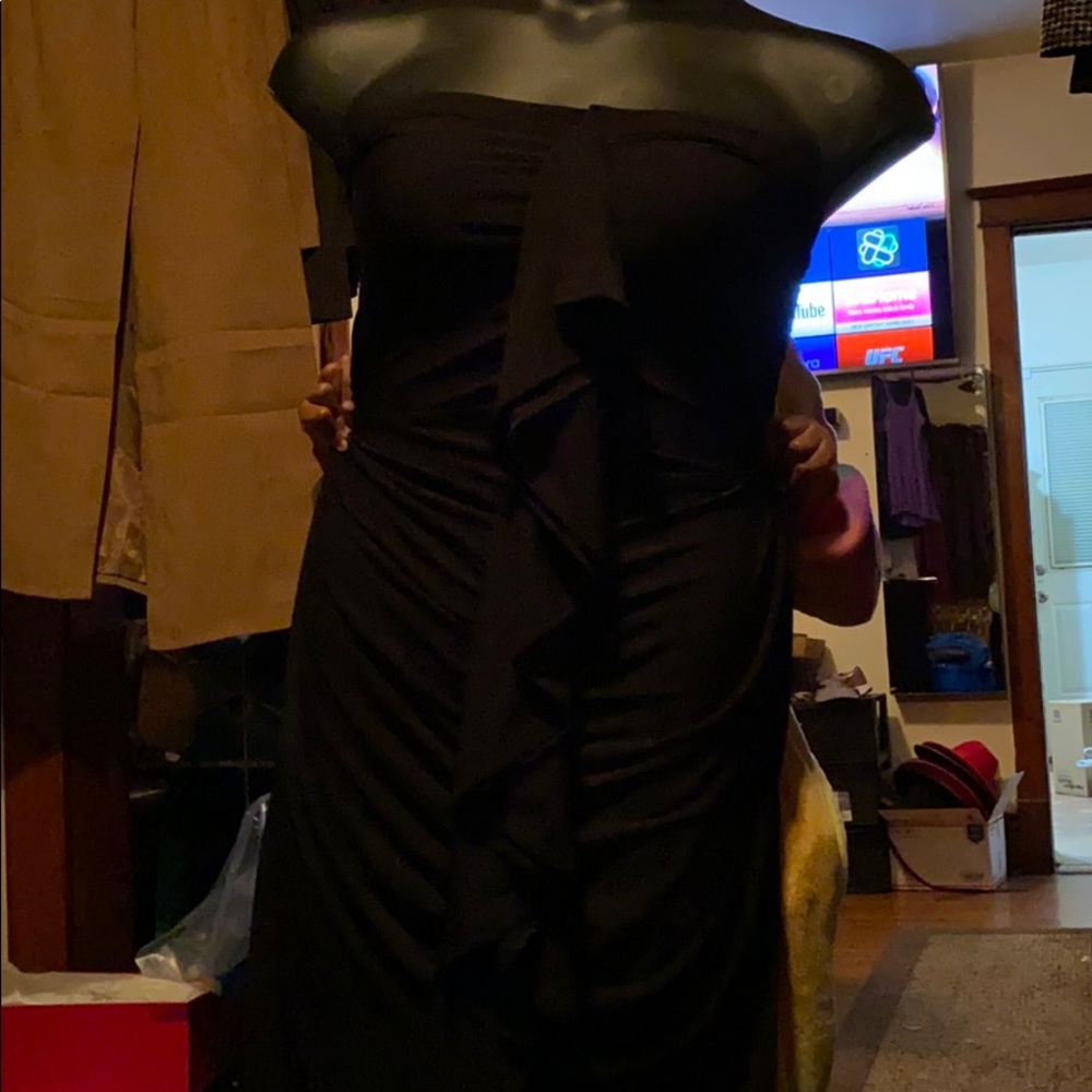 Super sexy black plus dress
